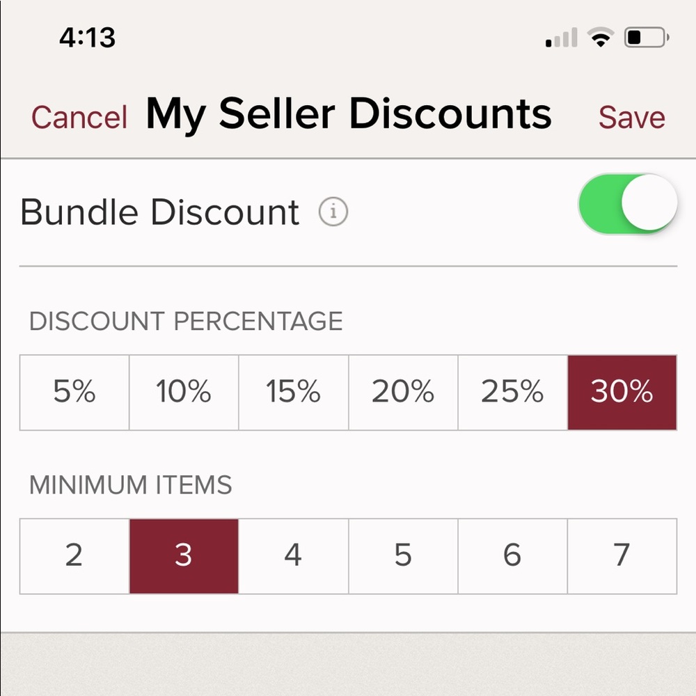Entire closet all  bundles of 3 are 30% off